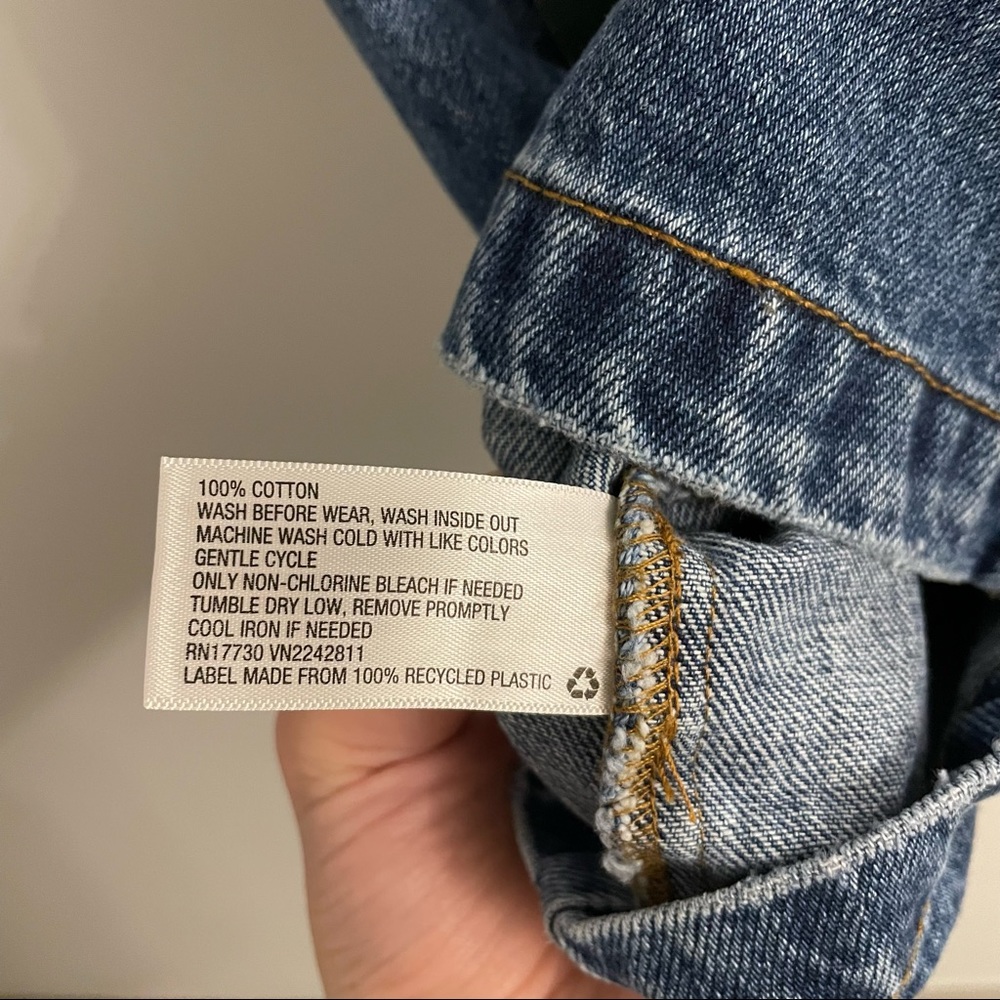 NWT Wild Fable Mini Denim Jean Dress with Zipper Front - Picture 7 of 8